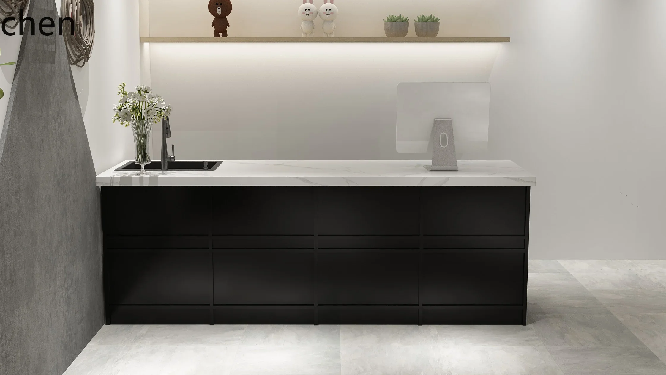 Wood Woodworking - TQH7.2 çiçekçi dükkanı çiçek işleri özel