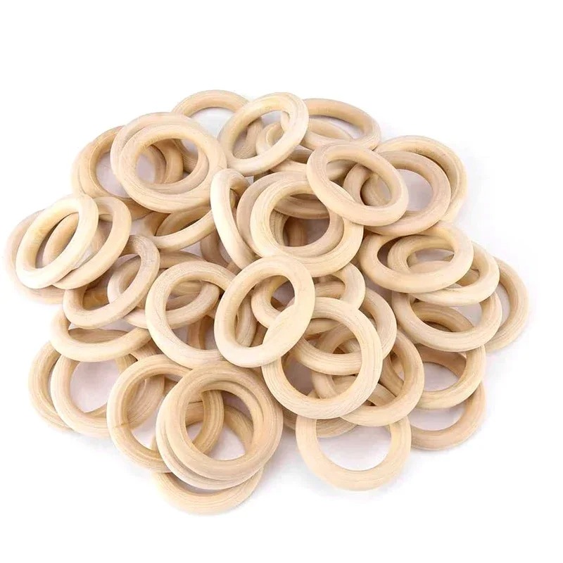 Woodworking Joint Types - 20 adet 30mm İşlenmemiş Pürüzsüz Ahşap