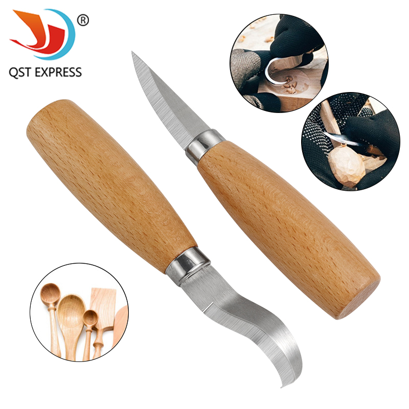 Woodworking For Beginners - Paslanmaz Demir Oyma Bıçağı Kayın Ahşap