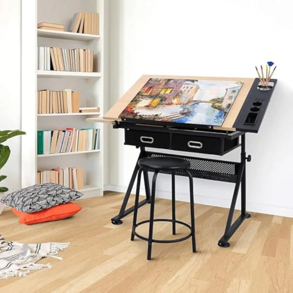 Ayarlanabilir Çizim Masası, Eğ - Wood Woodworking incelemesi ve fiyatı