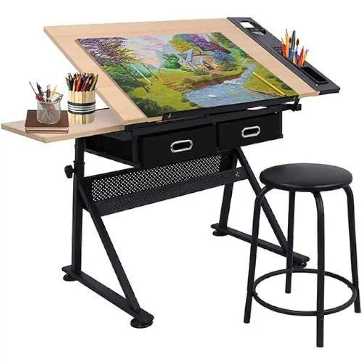 Ayarlanabilir Çizim Masası, Eğ - Wood Woodworking incelemesi ve fiyatı