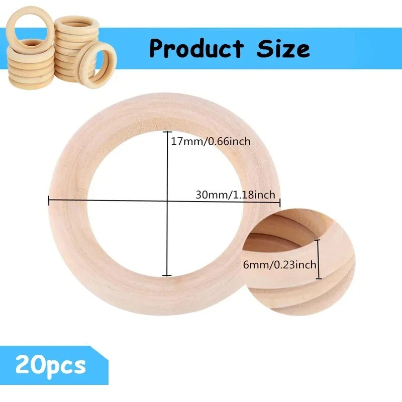 20 adet 30mm İşlenmemiş Pürüzs - Woodworking Joint Types incelemesi ve fiyatı