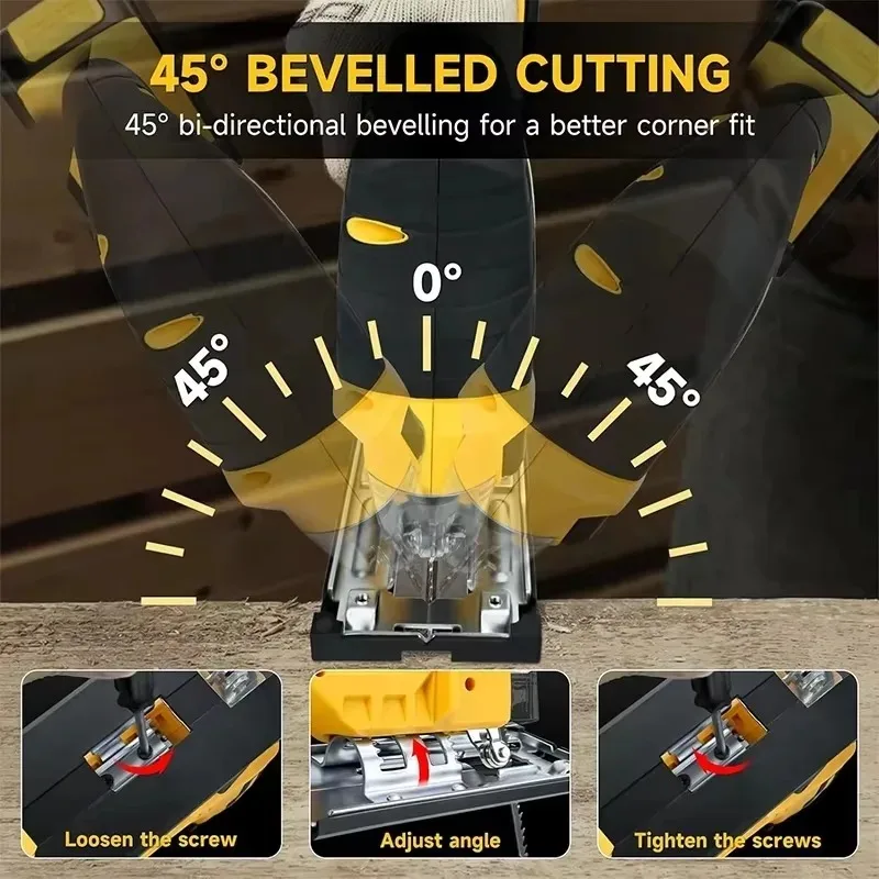 2700RPM Fırçasız Eğri Testere  - Woodworking Jigsaw incelemesi ve fiyatı