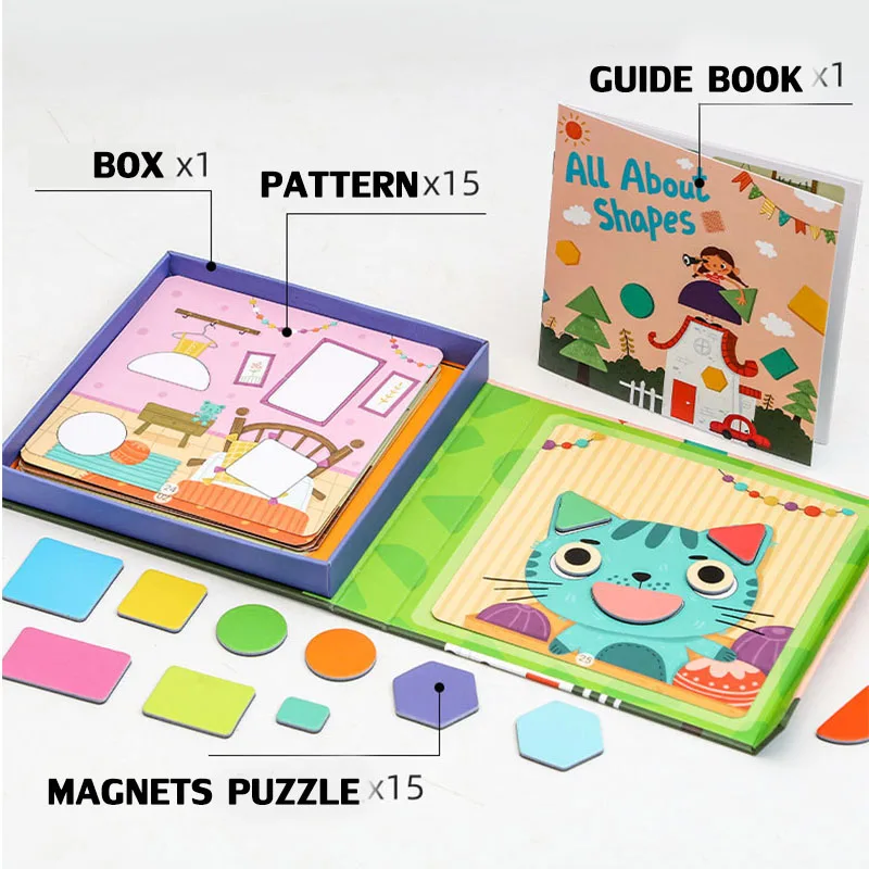 Malzemeler Geometrik Şekil Eşl - Woodworking Jigsaw incelemesi ve fiyatı