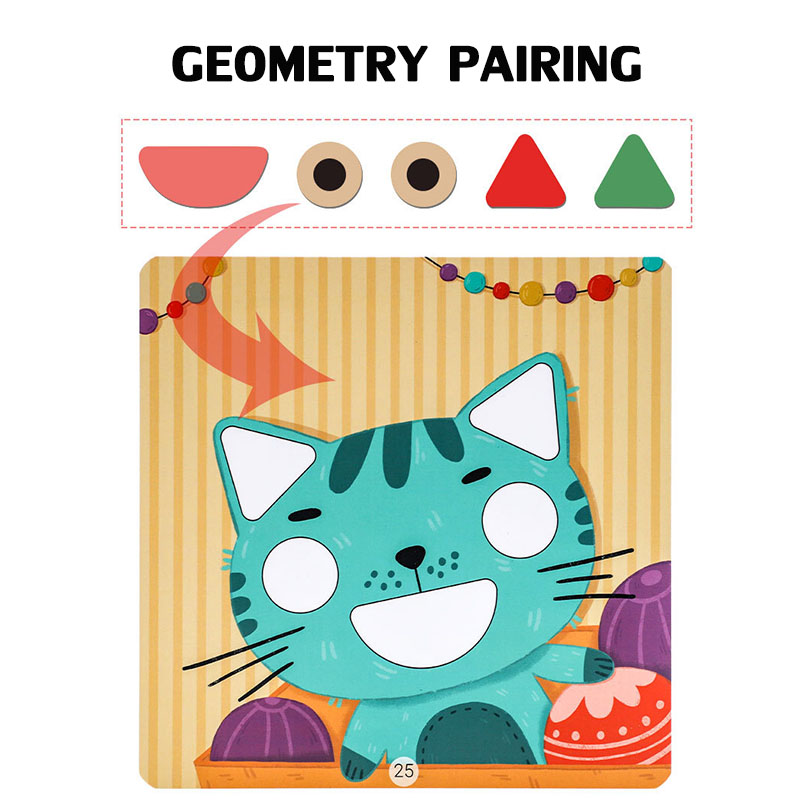 Malzemeler Geometrik Şekil Eşl - Woodworking Jigsaw incelemesi ve fiyatı