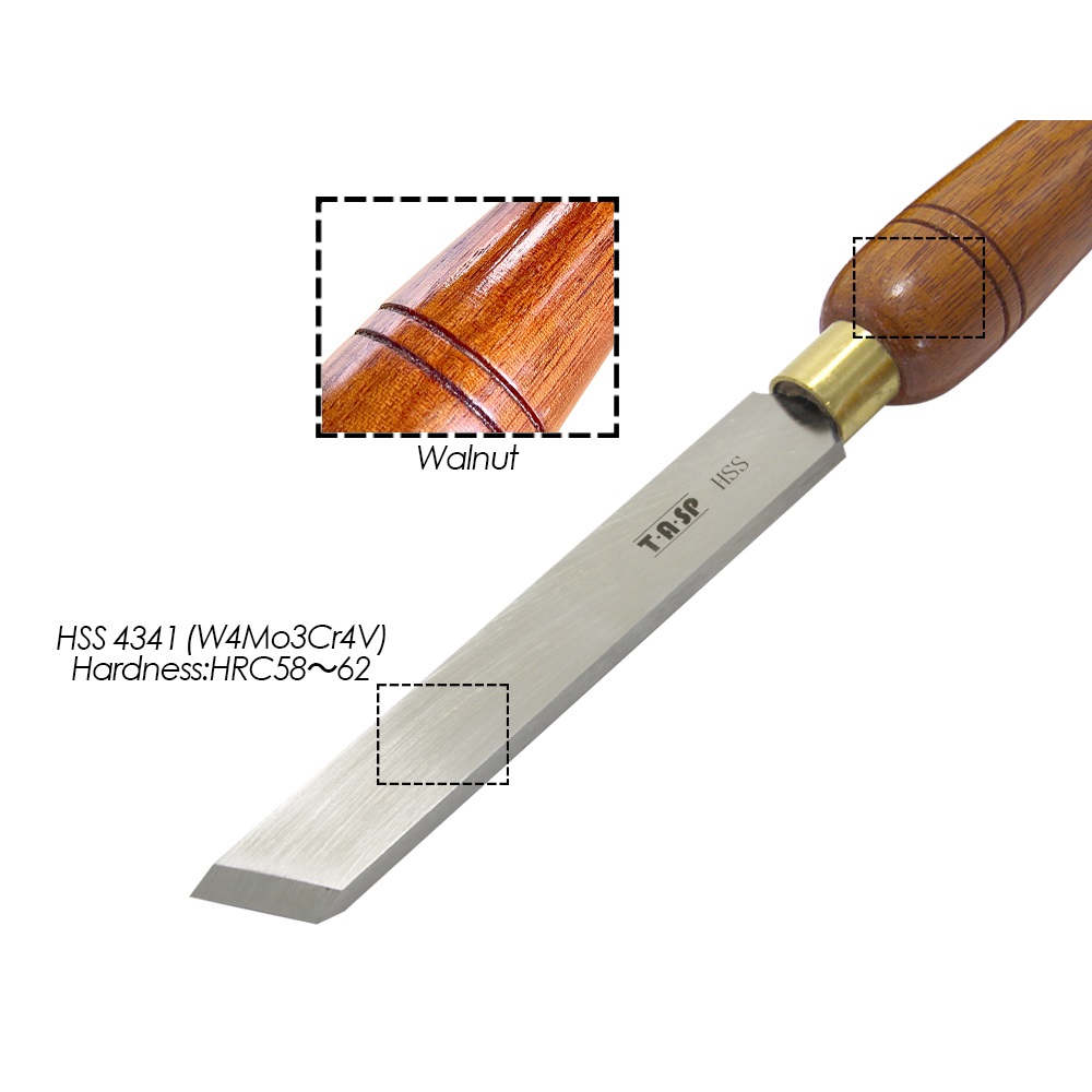 TASP HSS Eğik Keski Ahşap Torn - Skew Chisel Wood incelemesi ve fiyatı