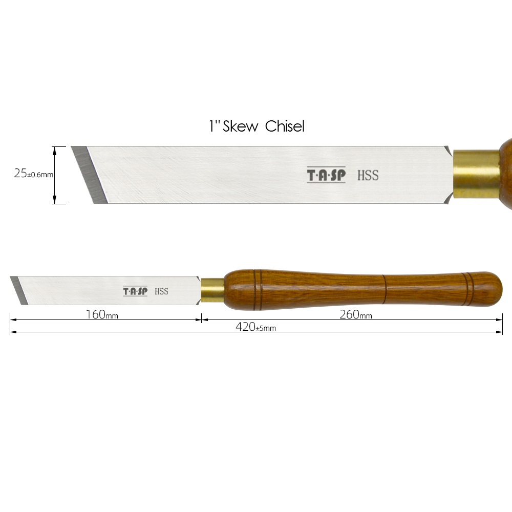 TASP HSS Eğik Keski Ahşap Torn - Skew Chisel Wood incelemesi ve fiyatı
